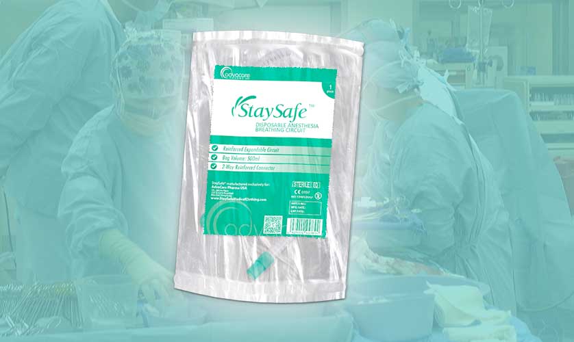 Disposable Anesthesia Breathing Circuit Kit StaySafe Medical Clothing